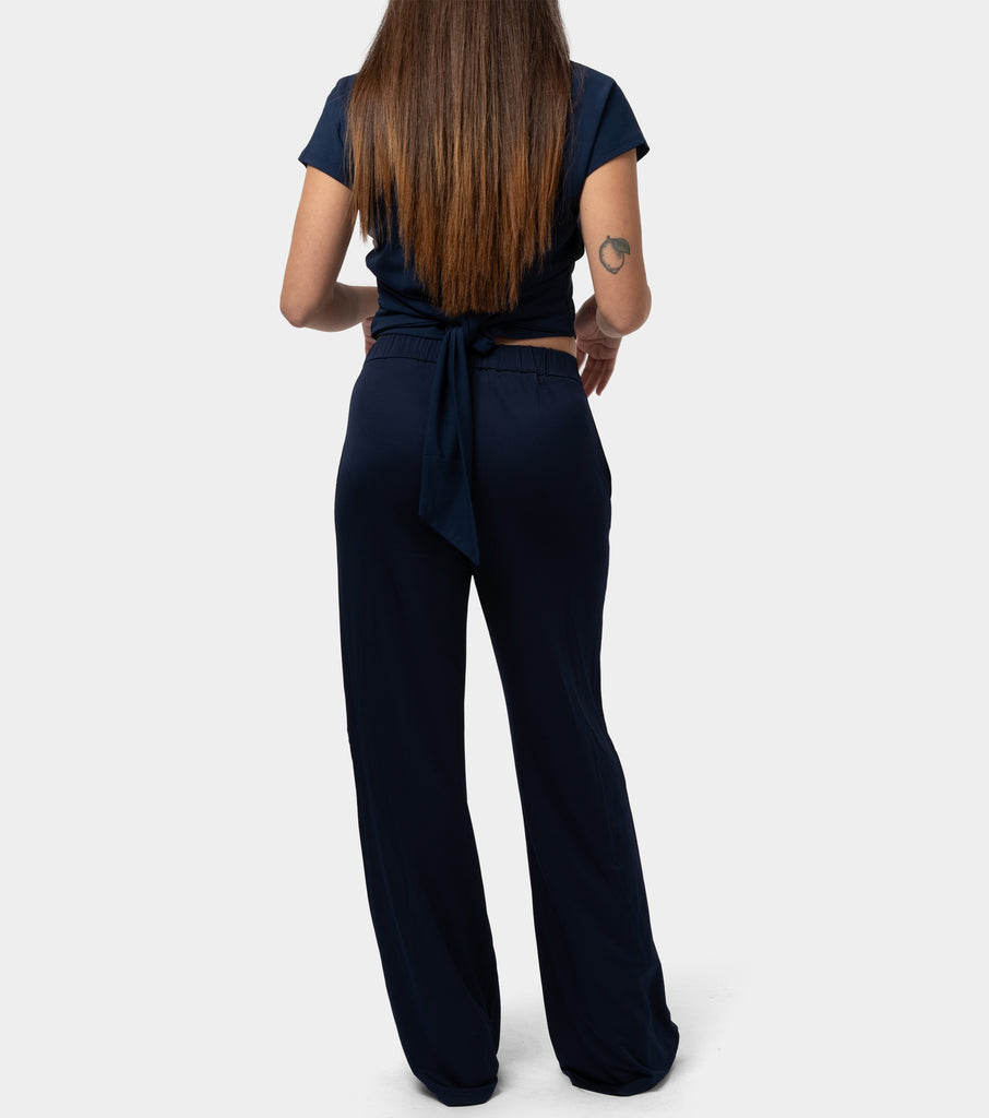 immagine-3-penny-black-pantaloni-in-jersey-pique-blu-pantalone-donna-input-003