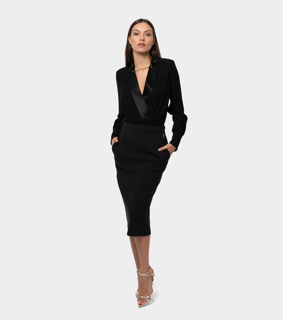 immagine-6-elisabetta-franchi-camicia-body-incrociata-nero-camicia-donna-cbt0241e2-110